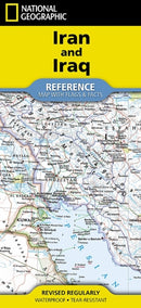 National Geographic Iran and Iraq Map