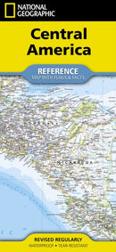 National Geographic Central America Map
