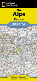 National Geographic European Alps Map