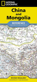 National Geographic China & Mongolia Map