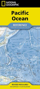 National Geographic Pacific Ocean Map