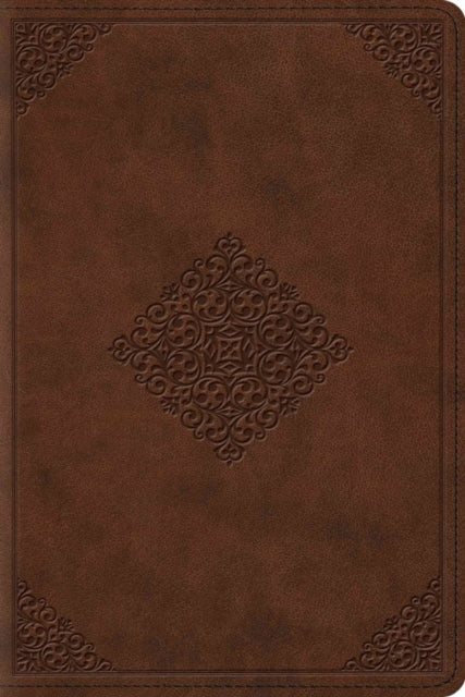 ESV Study Bible, Personal Size (TruTone, Saddle, Ornament Design)