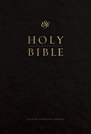 ESV Pew and Worship Bible, Large Print (Hardcover, Black)