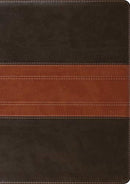 ESV Study Bible, Large Print (TruTone, Forest/Tan, Trail Design)