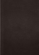ESV Single Column Journaling Bible, Large Print (Buffalo Leather, Deep Brown)