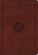 ESV Journaling Bible, Interleaved Edition (TruTone, Mahogany, Mosaic Cross Design)