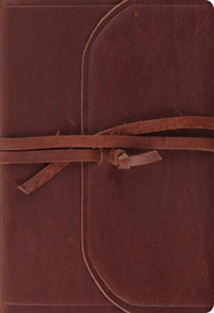 ESV Student Study Bible (Natural Leather, Brown, Flap with Strap)