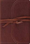 ESV Student Study Bible (Natural Leather, Brown, Flap with Strap)