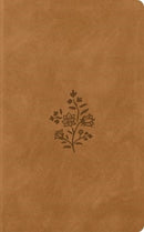 ESV Vest Pocket New Testament with Psalms and Proverbs, Red Letter (TruTone, Nubuck Caramel, Wildflower Design)