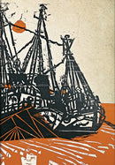 Mooring (Alistair Bell Collection) Midi Lined Hardcover Journal (Elastic Band Closure)-9781439731819