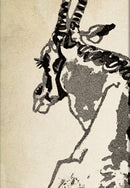 Solitary Oryx (Alistair Bell Collection) Midi Lined Hardcover Journal (Elastic Band Closure)-9781439731826