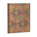 Fire Flowers Ultra Lined Hardcover Journal (Elastic Band Closure)-9781439754092