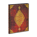 Golden Trefoil Ultra Lined Hardcover Journal (Elastic Band Closure)-9781439763612