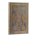 Blue Luxe (Luxe Design) Midi Unlined Hardback Journal (Elastic Band Closure)-9781439795927
