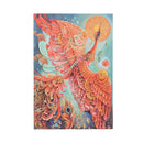 Firebird (Birds of Happiness) Midi Lined Hardback Journal (Elastic Band Closure)-9781439796818