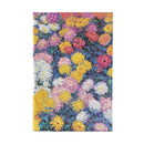 Monet's Chrysanthemums Midi Lined Hardback Journal (Elastic Band Closure)-9781439797143