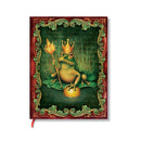 The Brothers Grimm, Frog Prince (Fairy Tale Collection) Midi Lined Hardback Journal (Elastic Band Closure)-9781439797846