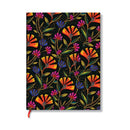 Wild Flowers (Playful Creations) Midi Hardback Address Book (Elastic Band Closure)-9781439798126