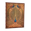 Hafiz's Peacocks (Sangorski & Sutcliffe) Ultra Unlined Hardcover Journal (Elastic Band Closure)-9781439798881