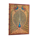 Hafiz's Peacocks (Sangorski & Sutcliffe) Midi Lined Hardcover Journal (Elastic Band Closure)-9781439798898
