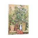 Cezanne's Terracotta Pots and Flowers Midi Address Book (Elastic Band Closure)-9781439799000