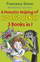 A Monster Helping of Horrid Henry 3-in-1 : Horrid Henry Rocks/Zombie Vampire/Monster Movie-9781444009231