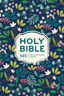 NIV Pocket Floral Hardback Bible