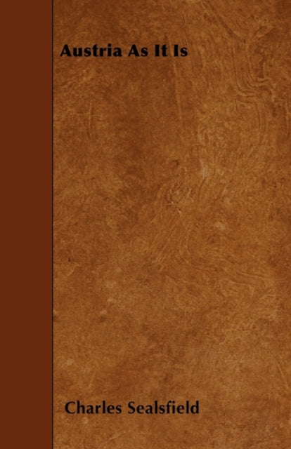 Austria As It Is-9781445547008