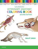 Veterinary Anatomy Coloring Book-9781455776849