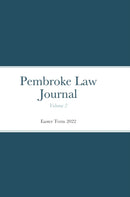 Pembroke Law Journal Volume 2-9781471726101