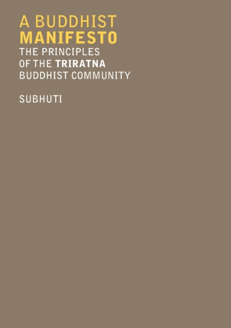 A Buddhist Manifesto-9781471772078