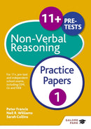 11+ Non-Verbal Reasoning Practice Papers 1 : For 11+, pre-test and independent school exams including CEM, GL and ISEB-9781471849305