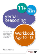 Verbal Reasoning Workbook Age 10-12 : For 11+, pre-test and independent school exams including CEM, GL and ISEB-9781471849336