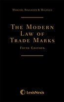 Morcom, Roughton and St Quintin: The Modern Law of Trade Marks-9781474303095