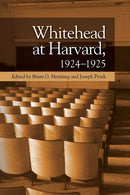 Whitehead at Harvard, 1924-1925