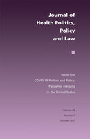 COVID-19 Politics and Policy : Pandemic Inequity in the United States-9781478014980