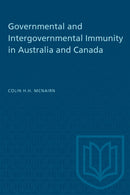 Governmental and Intergovernmental Immunity in Australia and Canada-9781487578718