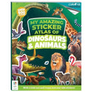 Incredible Sticker Atlas Dinosaurs and Animals-9781488953101