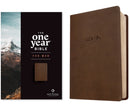 NLT The One Year Bible for Men, Rustic Brown-9781496449528