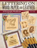 Lettering on Wood, Paper, and Leather : A Pyrography Workbook-9781497103283