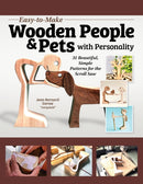 Easy-to-Make Wooden People & Pets with Personality : 31 Beautiful, Simple Patterns for the Scroll Saw-9781497104471