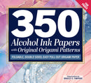 350 Alcohol Ink Papers with Original Origami Patterns : Foldable, Double-Sided, Easy Pull-Out Origami Paper-9781497105959