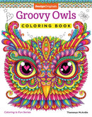 Groovy Owls Coloring Book-9781497202078