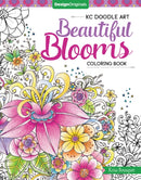 KC Doodle Art Beautiful Blooms Coloring Book-9781497202108