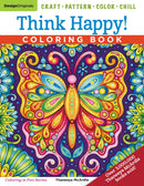 Think Happy! Coloring Book : Craft, Pattern, Color, Chill-9781497204119