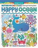 Notebook Doodles Happy Ocean : Coloring & Activity Book-9781497205437