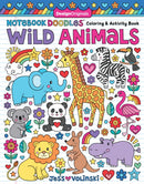 Notebook Doodles Wild Animals : Coloring & Activity Book-9781497205451