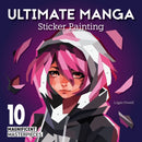 Ultimate Manga Sticker Painting : 10 Magnificent Masterpieces-9781497207288