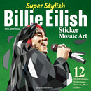 Super Stylish Billie Eilish Sticker Mosaic Art : 12 Stylish Designs, Performance Portraits, Photo Gallery-9781497207479