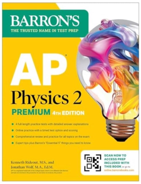 AP Physics 2 Premium, Fourth Edition: Prep Book with 4 Practice Tests + Comprehensive Review + Online Practice (2026)